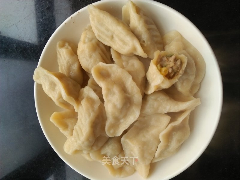 ”delicacy with Patterns” Sophora Japonica Corn Meat Dumplings recipe