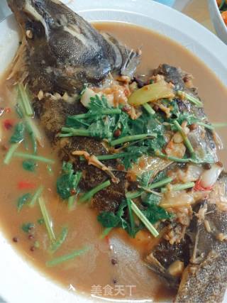 Braised Partial Fish in Brown Sauce recipe