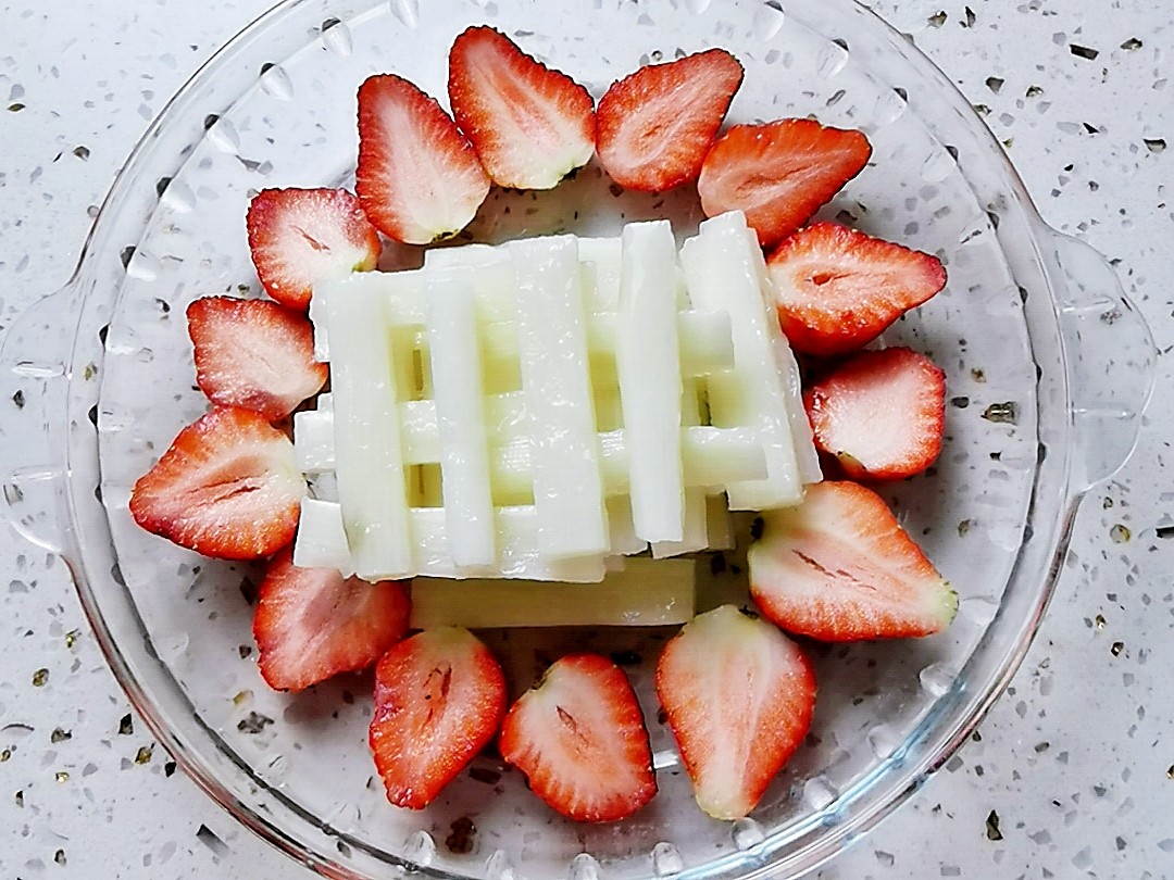 New Year’s Eve Fancy Cold Dish-strawberry Yam, Eat this Sweet, recipe