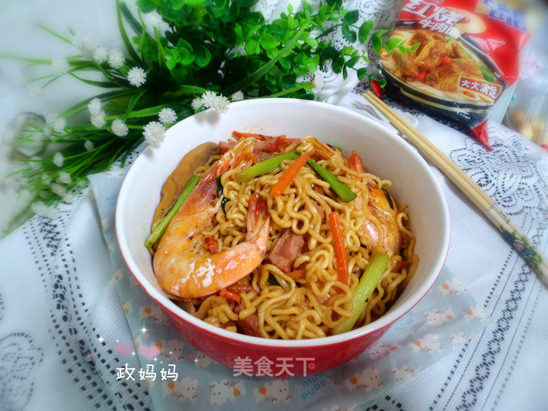 [shandong] Fried Instant Noodles recipe