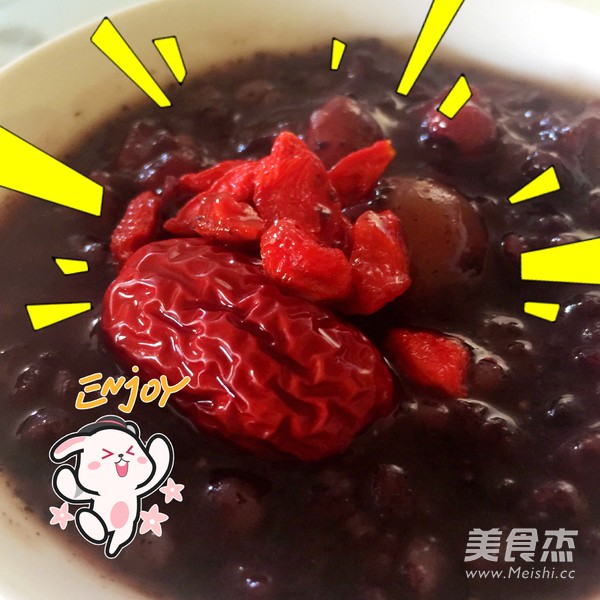 Black Rice Porridge Nourishing Stomach Porridge recipe