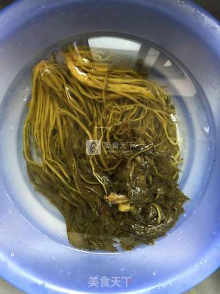 Stir-fried Edamame with Pickles recipe