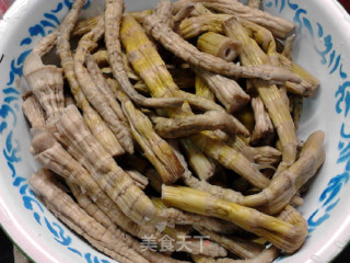Soaked Dried Bamboo Shoots recipe