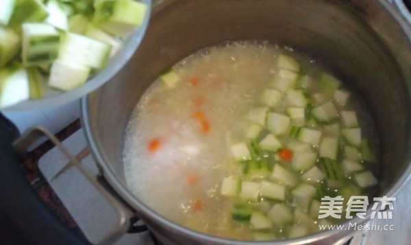 Crab Vermicelli Melon Porridge recipe