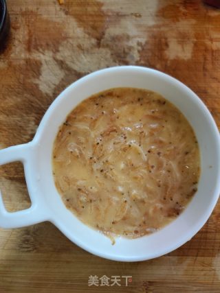 Steamed Egg with Shrimp Skin recipe