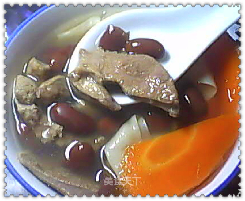 Winter Fresh Soup-red Bean and Pork Liver Soup recipe
