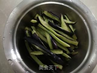 #妈妈的味#sauce Grilled Eggplant Strips recipe