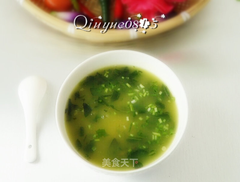 Two Rice Porridge with Wild Vegetables recipe