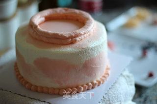 #四session Baking Contest and is Love to Eat Festival#korean-style Pink Garland Cake recipe