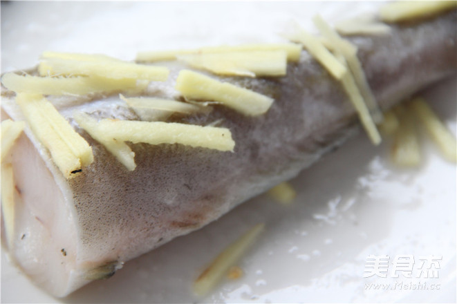 Steamed Cod Tail recipe