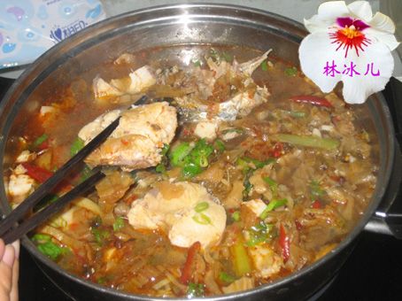 Stewed Fish Hot Pot with Ear Dish recipe