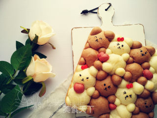 Cute Squeezed Bear Bread recipe