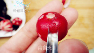 Plate Decoration-cherry Radish Mushrooms recipe