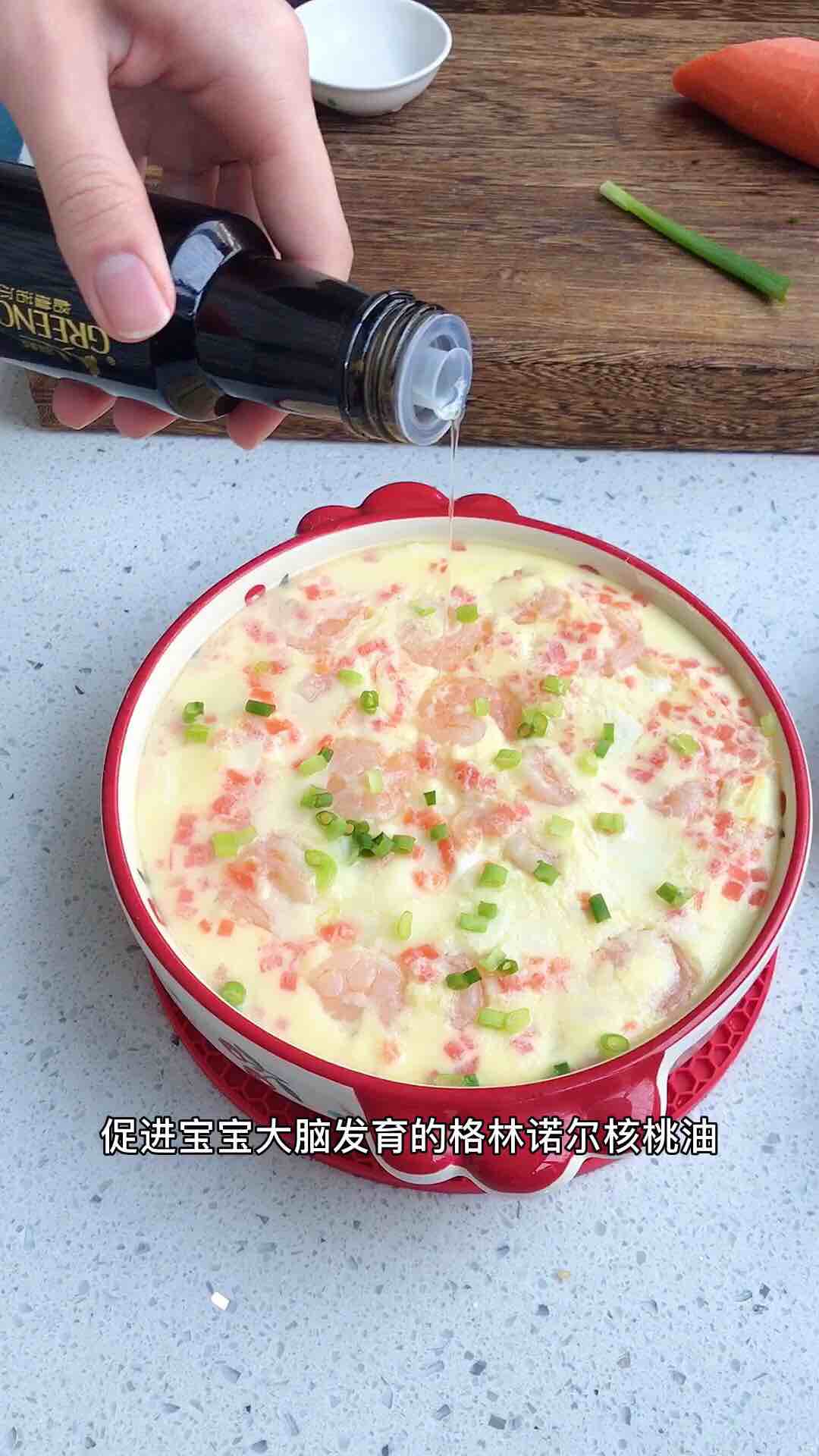 Baby's Nutritional Meal-fried Shrimp, Tofu and Egg Soup recipe