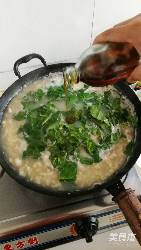 White Clam Spinach Lump Soup recipe