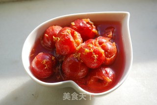 Fried Osmanthus with Red Fruit recipe
