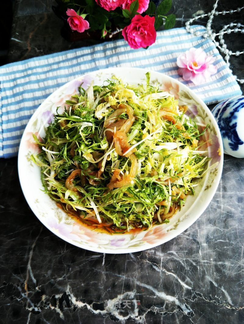 #春食野菜香# Jellyfish Mixed with Bitter Chrysanthemum recipe