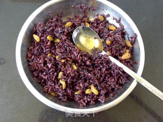 Purple Rice Grape Bun recipe