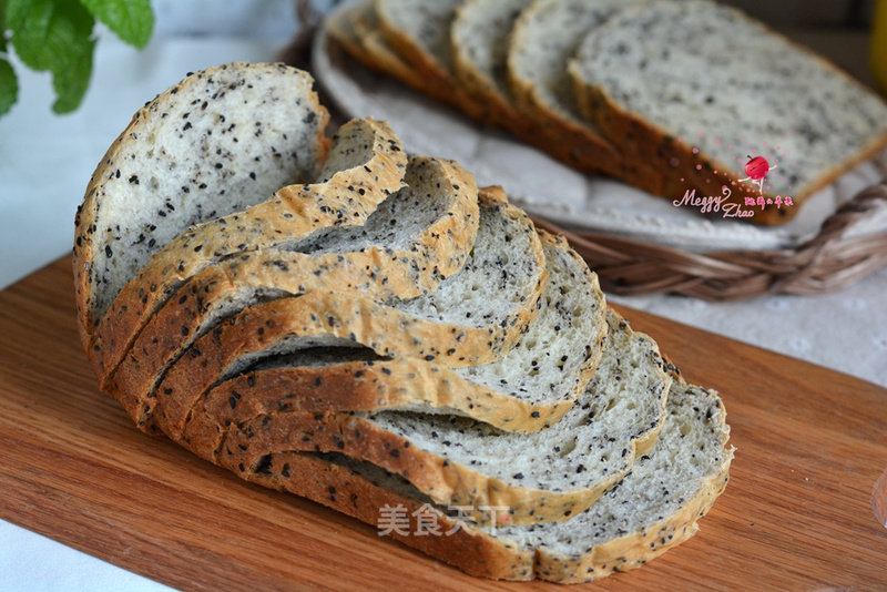 Aca-mb500 One-touch Black Sesame Toast recipe