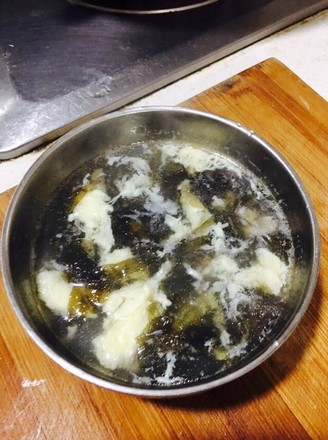 Egg Seaweed Soup recipe