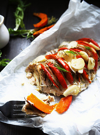 Roasted Organ Chicken Breast with Rosemary recipe
