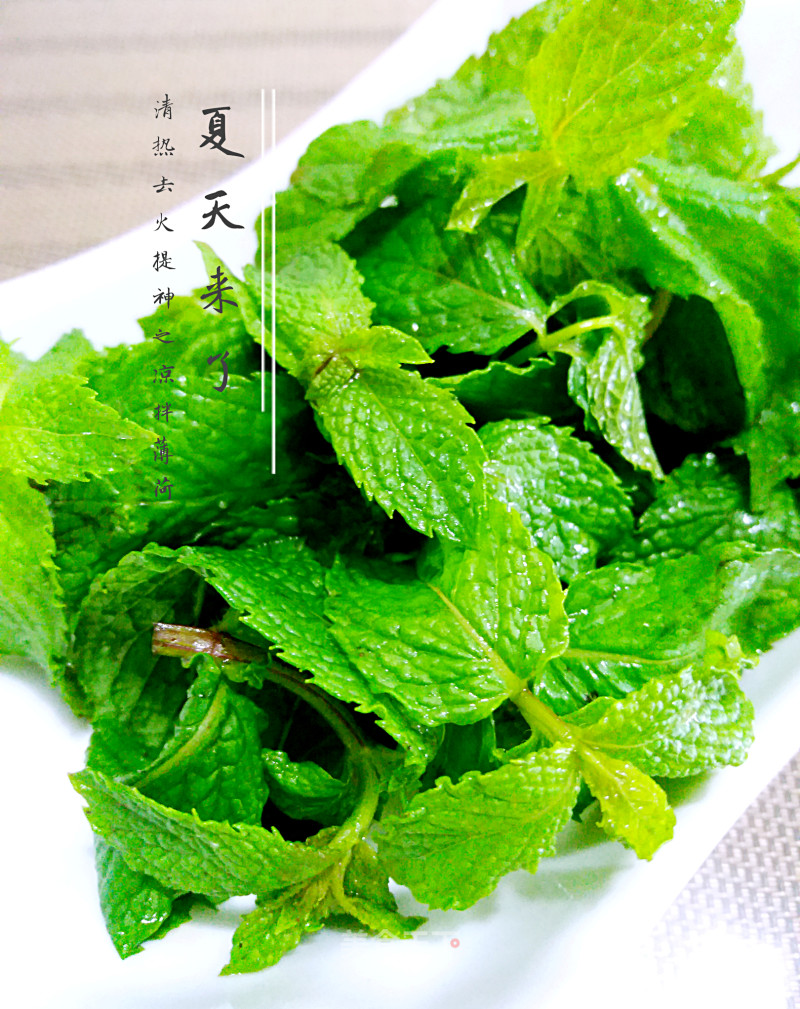 Cool Mint to Clear Away The Heat and Refreshing recipe