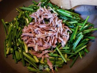 Duck Shredded Chives recipe