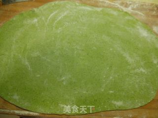 Hand-rolled Noodles with Spinach recipe