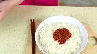 Korean Spicy Cabbage Noodles recipe