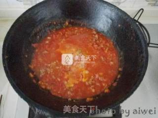 Spaghetti with Tomato Meat Sauce recipe