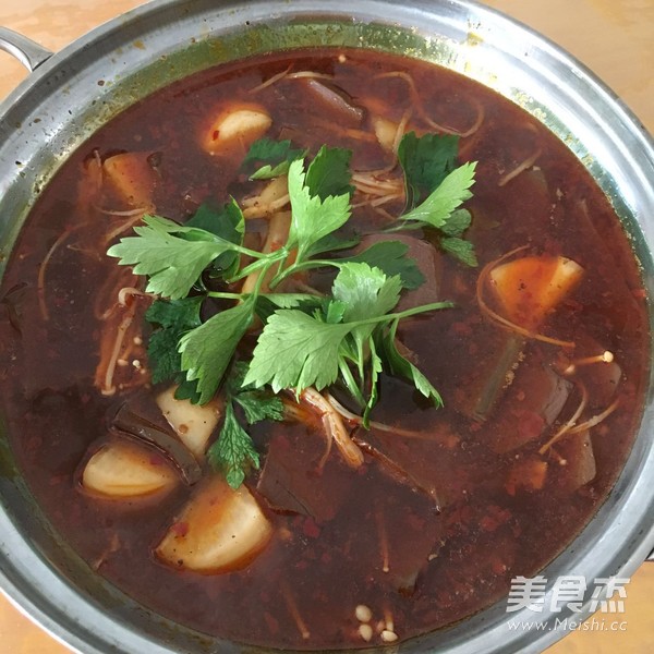 Duck Blood Hot Pot recipe