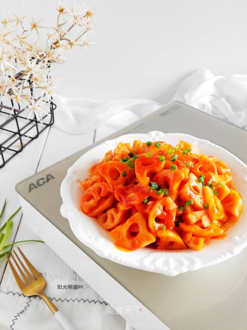 Sweet and Sour Lotus Root Chunks recipe