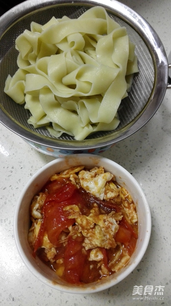 Tomato and Egg Cold Noodles recipe