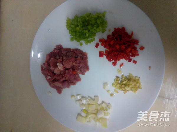 Steamed Tofu with Minced Meat recipe