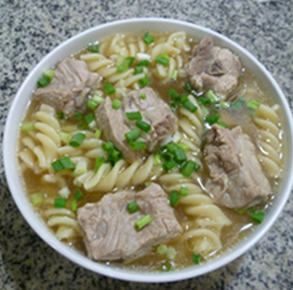 Ribs Screw Noodles recipe