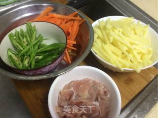 Fried Pork with Shredded Potatoes recipe