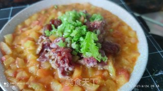 Tomato Lean Meat Topping recipe