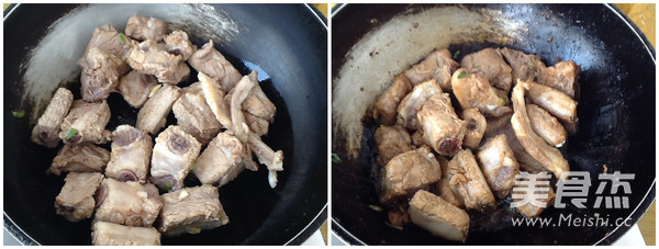 Stir-fried Pork Ribs with Sesame Spicy recipe