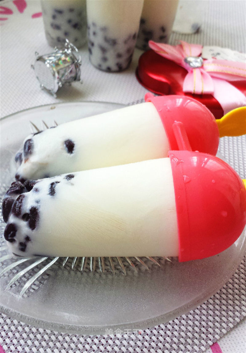 Yogurt Honey Bean Popsicles recipe