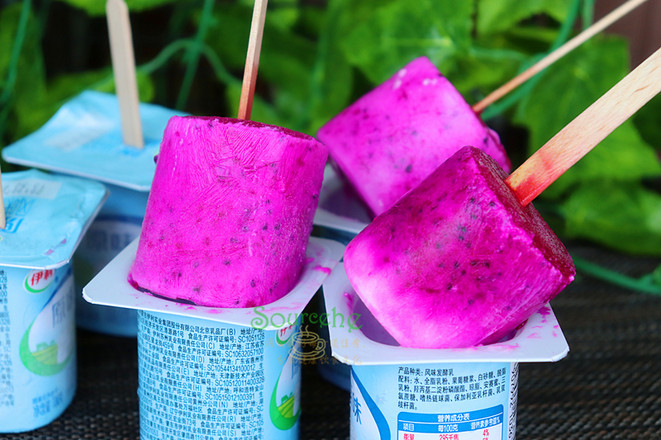 Dragon Fruit Yogurt Ice Cream recipe