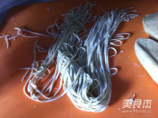 Mung Bean Noodles with Beef Sauce recipe
