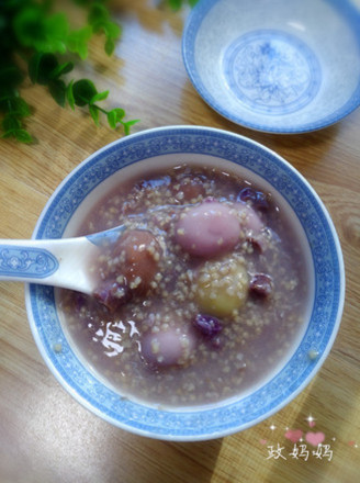 Millet Purple Sweet Potato Ball Porridge