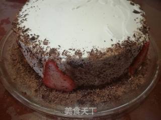 Strawberry Birthday Cream Cake recipe