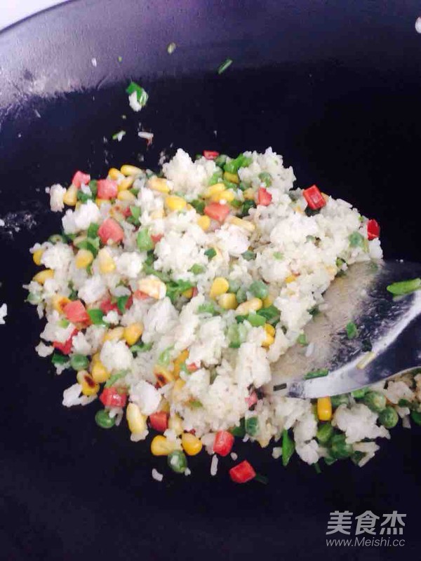 Mixed Vegetable Fried Rice recipe