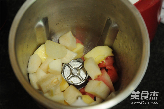 White Pear Watermelon Apple Juice recipe