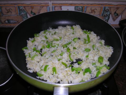Hangjiao Egg Fried Rice recipe