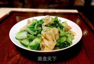 Stir-fried Tofu Skin with Hangzhou Cabbage recipe