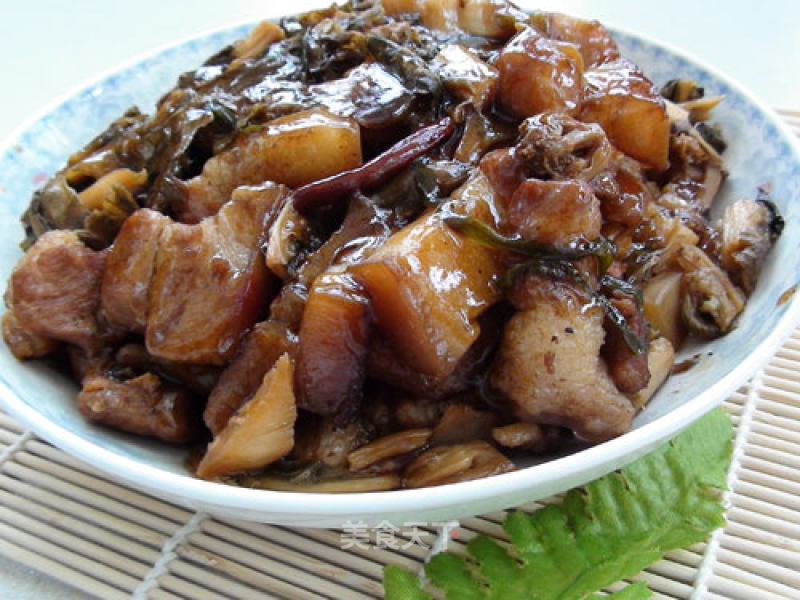 Rice Suffers ------ Braised Pork with Plum Vegetables recipe