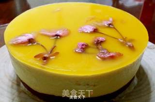 Mango Cheese Mousse Cake recipe