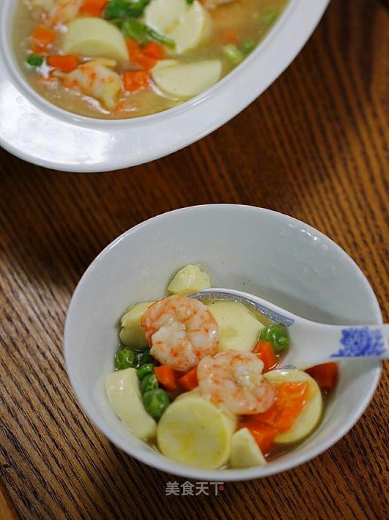 Shrimp Tofu Soup recipe